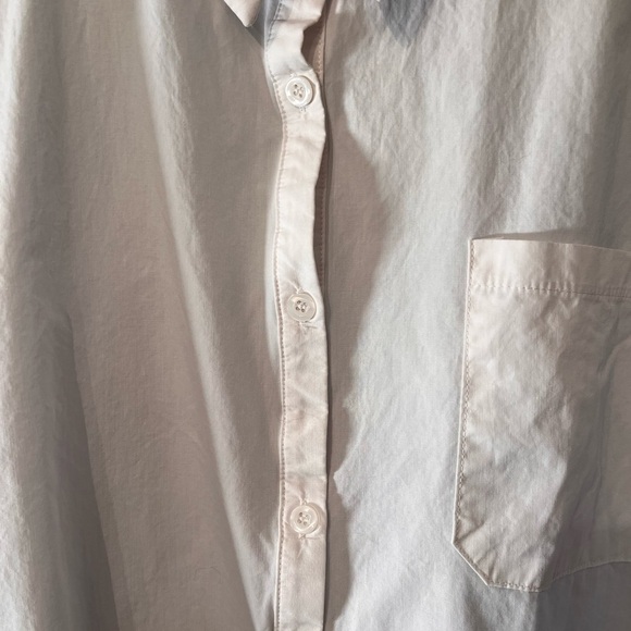 English Factory (Anthropologie) Oversized Cotton Button-up Shirt - Picture 3 of 11